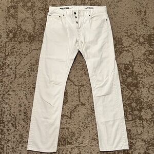 Women’s White Jeans- GAP - button fly